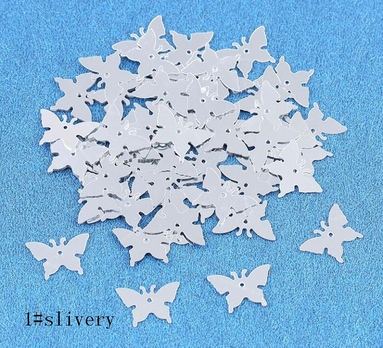 Праздничные поставки конфетти Блестящая бабочка для подарка поделки вечеринки