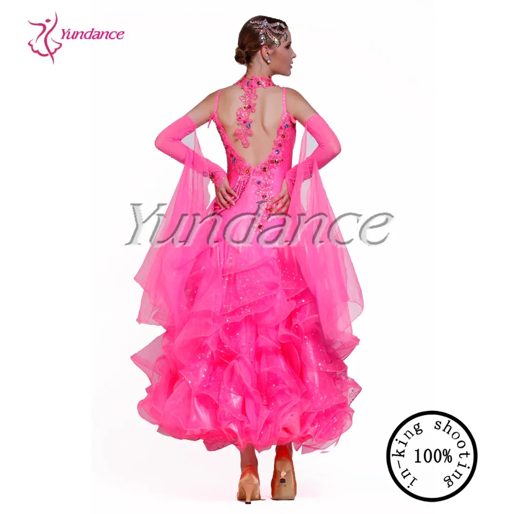 

B-13112 Beautiful 100% Ruffled Ballroom Dance Dress