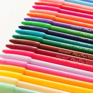 Гелевые ручки Monami 3000c, 24 шт., цвет в ассортименте