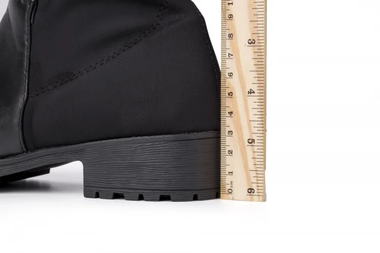 2017 г. Женские сапоги больших размеров 34 43 брендовые Дизайнерские Сапоги выше