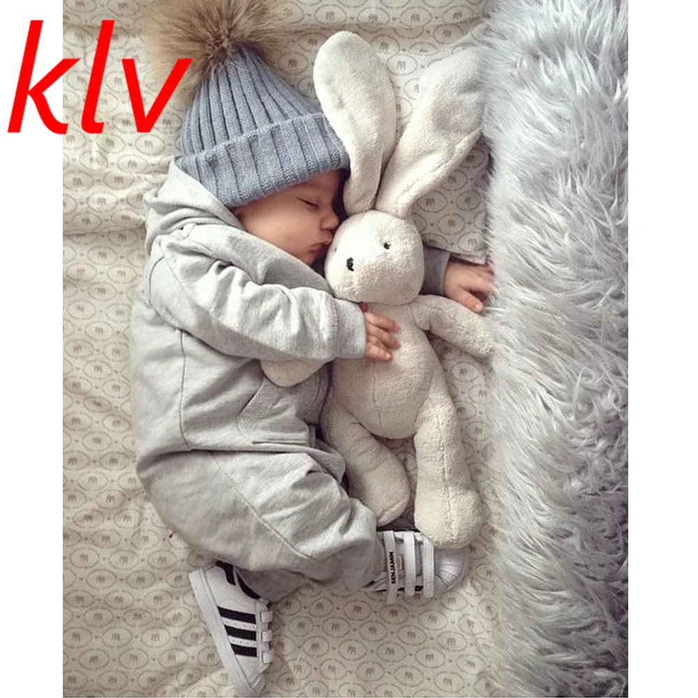 

Baby Toddler Girls Boys Warm Winter Knit Beanie Fur Pom Hat Crochet Ski Ball Cap