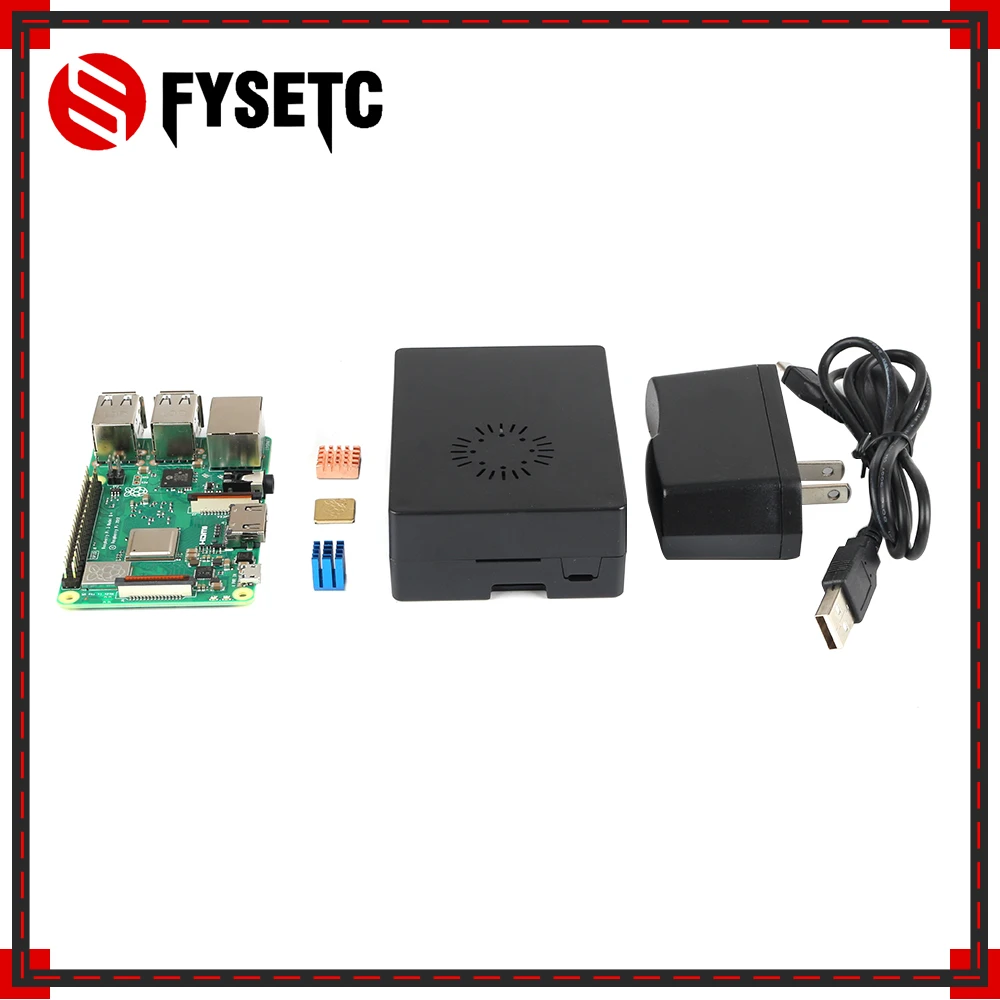 Raspberry Pi 3 Model B + RS плата теплоотвод ABS чехол/Чехол Alicylic чехол 5V 2.5A источник питания 5MP