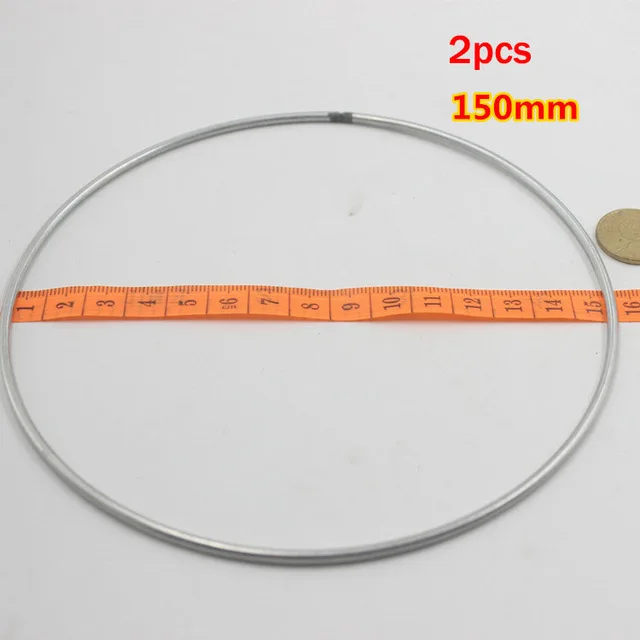 150mm 2pcs 1 упак./лот большой Ловец снов круг кольцо ремесло 35-180 мм металлические кольца для мечта Ловушки для обручи подвесные аксессуары для изготовления украшений своими руками - Цвет: 150mm 2pcs