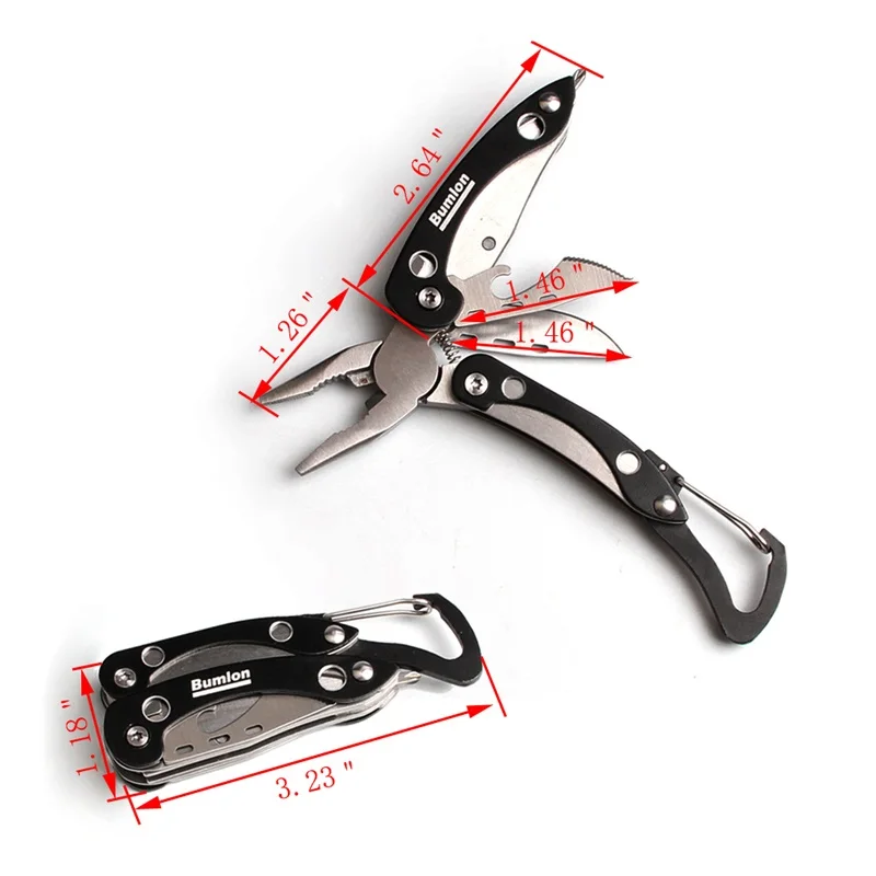 Travel Camping EDC gear camping equipment fishing tool Clip pliers multi-purpose mini keychain RL21-0012 survival kit | Спорт и