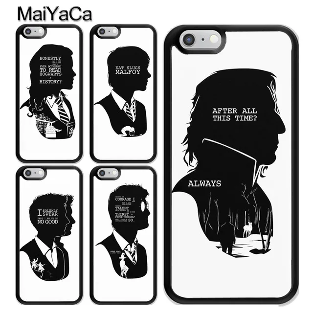 MaiYaCa цитаты из Гарри Поттера Рон Гермиона Снейп для iPhone 4S 5s 6 S 7 8 Plus X XR XS MAX samsung