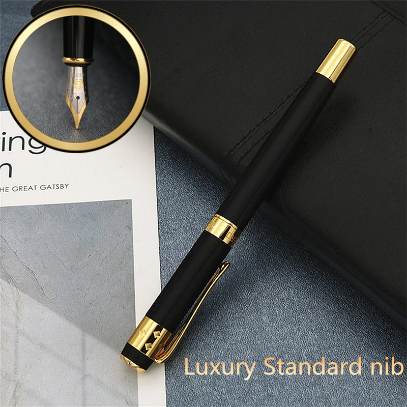 

Hero 1518 luxury iraurita fountain pen golen clip new style new desing full metal pens can Engraving text and LOGO