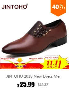 JINTOHO/Большие размеры 36-48; Мужская обувь из натуральной кожи; повседневные итальянские дизайнерские туфли с острым носком; модные мужские кожаные мокасины
