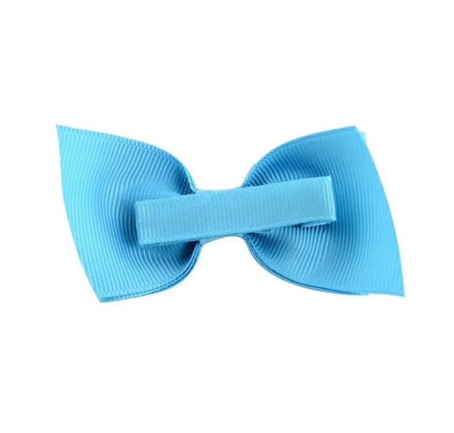 20pcs/lot 3 Inch Mix Color Popular cute Bow Grosgrain Children Hairpins Hair Accessory Infant Cute Clips Girls headdress A97 | Детская