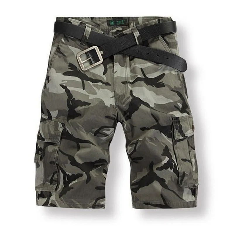 Шорты мужские тактические камуфляжные пляжные городские повседневные штаны в