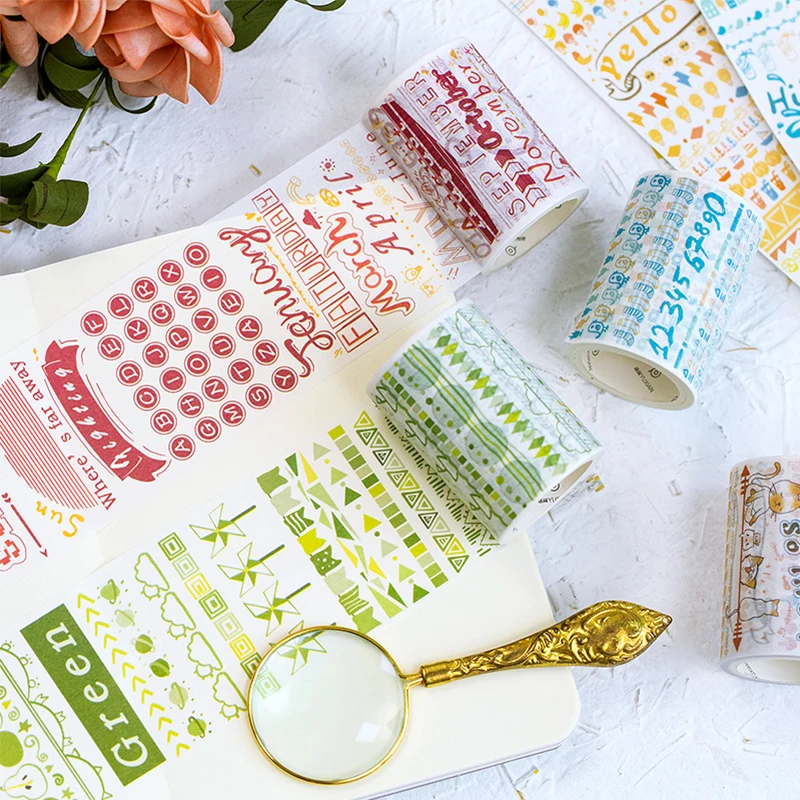 6 см* 5 м Yuxian с надписью beautiful кружевная лента washi для художественного оформления ногтей, ручная работа для скрапбукинга изоляционная лента клейкая лента