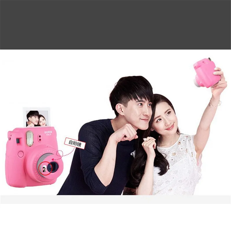 Fujifilm Instax Mini 9 мгновенная камера для Polaroid фото 5 видов цветов фотокамера Подарочная