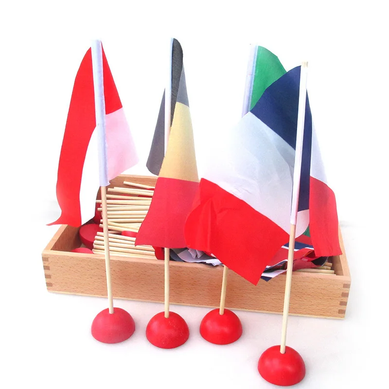 Монгольские флаги мира Обучающие приспособления для детского сада головоломка