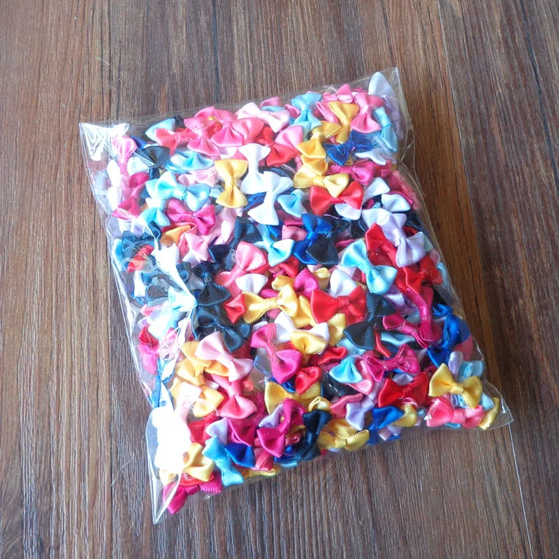 Оптовая продажа ручные аппликации 20 мм красочные галстуки-бабочки для DIY