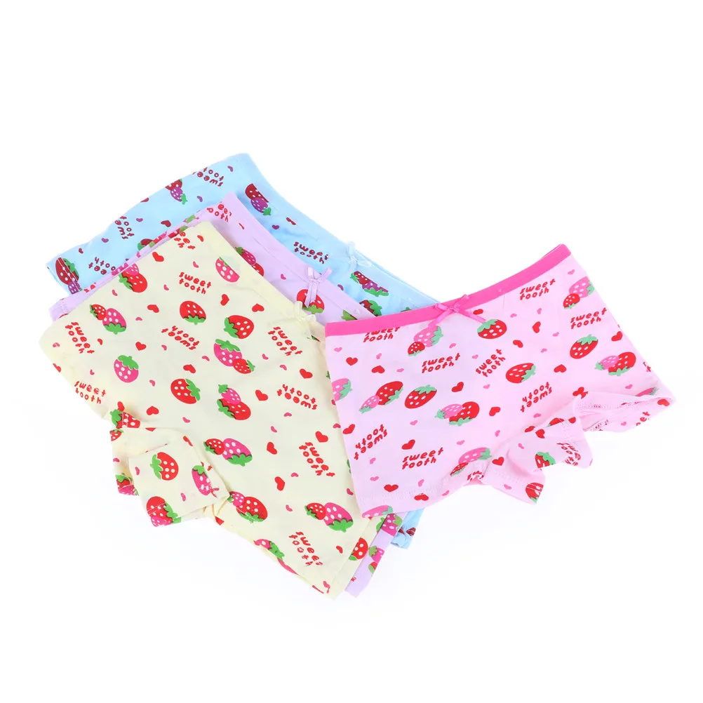 Новое модное нижнее белье для маленьких девочек с мультяшным котом хлопковые