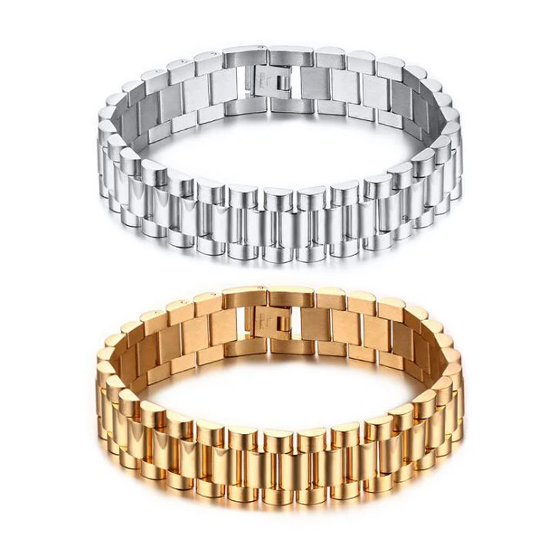 BC ювелирные изделия Модные ручные Золотые/серебряные нержавеющая сталь 15 мм