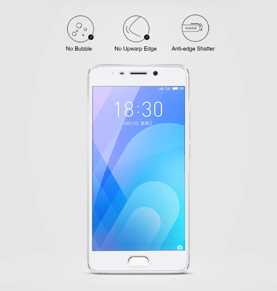 Для Meizu M6 Note протектор экрана из закаленного стекла для Meizu M6 Note CAPAS бренд почти полное покрытие защитная пленка черное золото