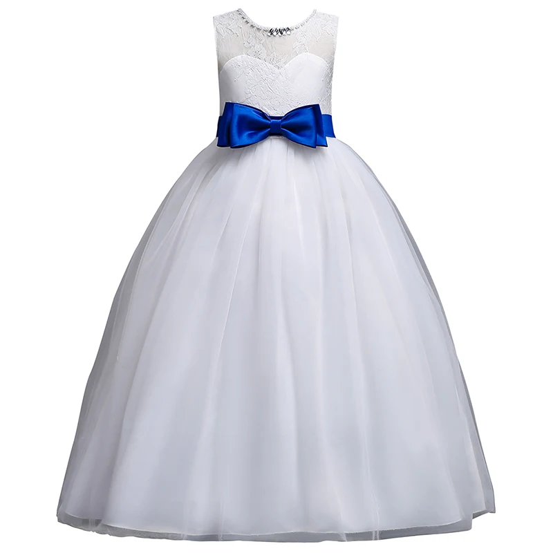 New Arrival Princess Lace Flower Girl Dresses Big Bow Ball Gown Girls Pageant First Communion Party Dress | Свадьбы и торжества