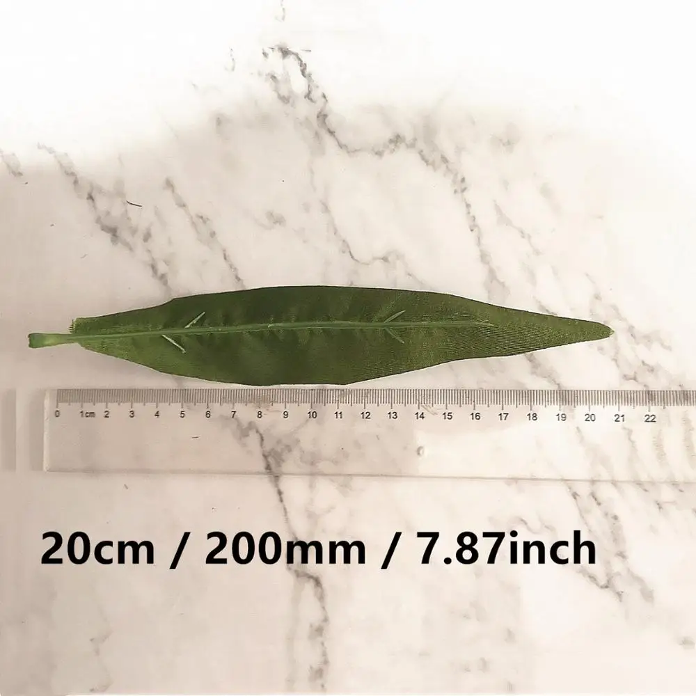 20 шт. см декоративный Зеленый Искусственный тюльпан лист цветок для свадьбы
