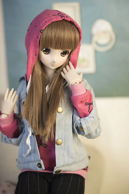 1/4 1/3 1/6 SD10 SD13 мальчик девочка женщина aod dod msd Yosd sd bjd Кукла одежда пальто Джинсовая куртка ED81