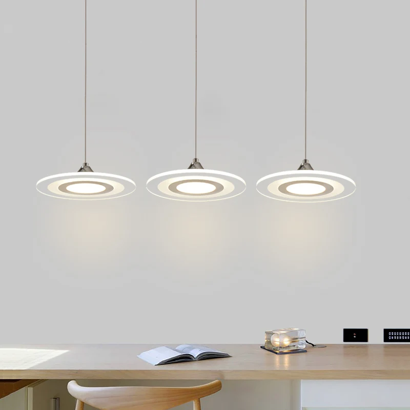 

modern led pendant lights cord lamp dining room lustres 90-260v chandelier CE UL for kitchen hang fixtures MD3213