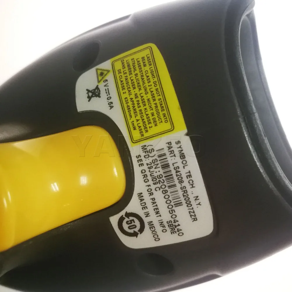 LS4208 SR20007ZZR для Zebra Motorola символ проводной USB лазерный 1D сканер штрих кода с