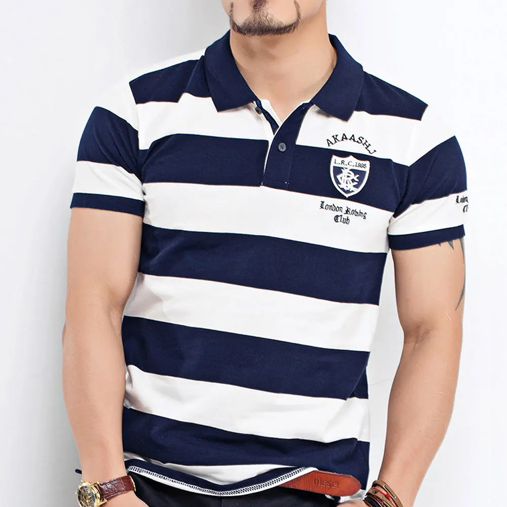 2021 летние мужские повседневные рубашки поло детская одежда в полоску под зебру