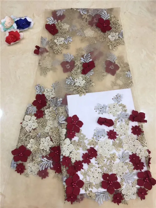 Горячая распродажа! Французская кружевная ткань 2018 африканские