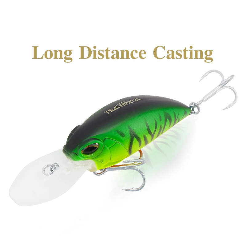 TSURINOYA воблер рыболовная приманка штекер DW32 CRANK Baits 60 мм г 16 Глубина 2 5 м-3 м