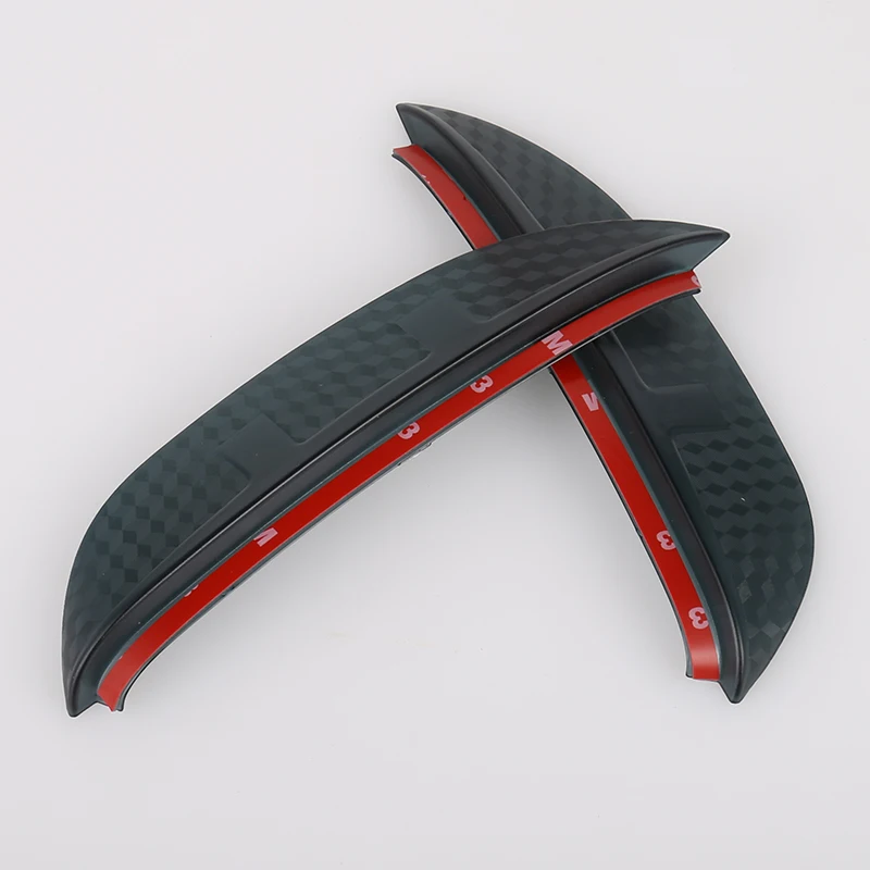 Car Styling Carbon rearview mirror rain eyebrow Rainproof Flexible Blade Protector Accessory For HONDA CIVIC 2012 | Автомобили и