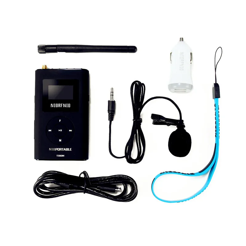 Портативный передатчик NIORFNIO для MP3 радиовещания 0 3 Вт с малой выходной мощностью |