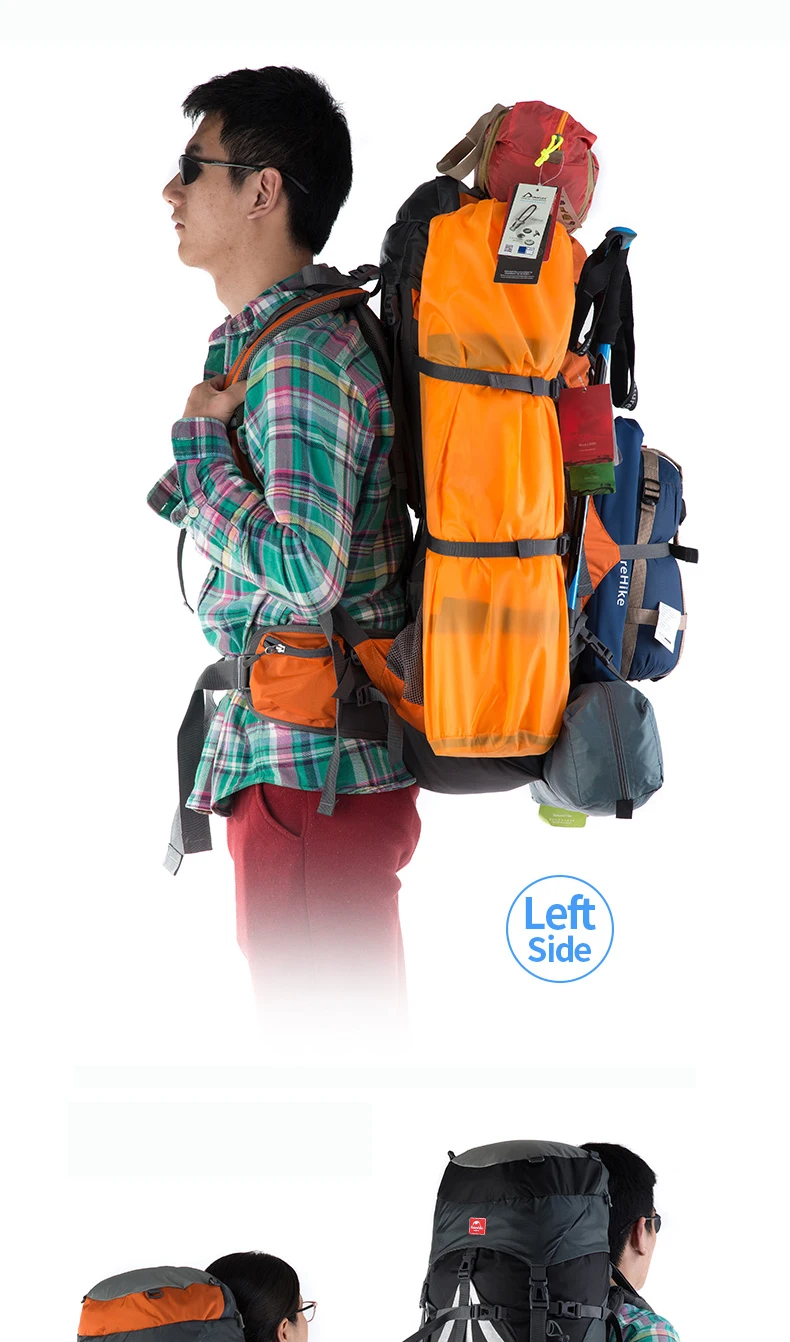 Naturehike рюкзак 70L Мужская Женская дорожная сумка Открытый кемпинг водонепроницаемый рюкзак походная спортивная сумка рюкзак для альпинизма треккинга