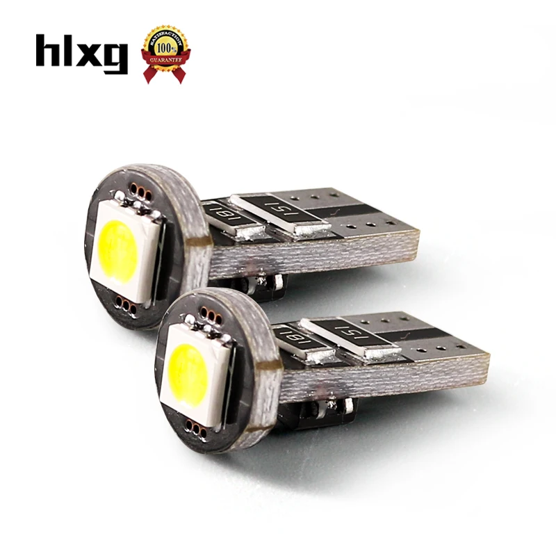 Hlxg 4 шт. 1 Вт SMD 12 В led T10 W5W 168 194 автомобильный внутренний зазор лампа для чтения