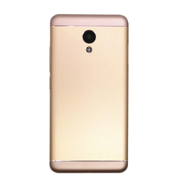 Q& Y QYJOY AAA Качество батареи задняя обложка для Meizu M3s Корпус задняя дверь Чехол объектив камеры+ Кнопка питания+ Кнопки громкости - Цвет: Gold