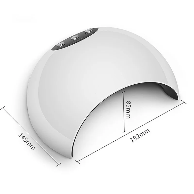 24W LED UV Lamp Nail Dryer Smart Sensor for Gel Polish Manicure With Timer Button Art Tools | Красота и здоровье