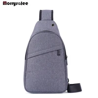 male chest bag fashion leisure waterproof man oxford cloth korea style messenger shoulder bag for teenager bag