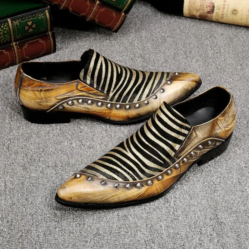 

England Business Men's Leather Shoes Pointed Toe Leather Shoes For Men