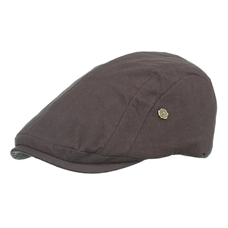 

SILOQIN Unisex Thin Section Light Board Cotton Berets For Men And Women Adjustable Head Size Simple Fashion Brand Caps Dad's Hat