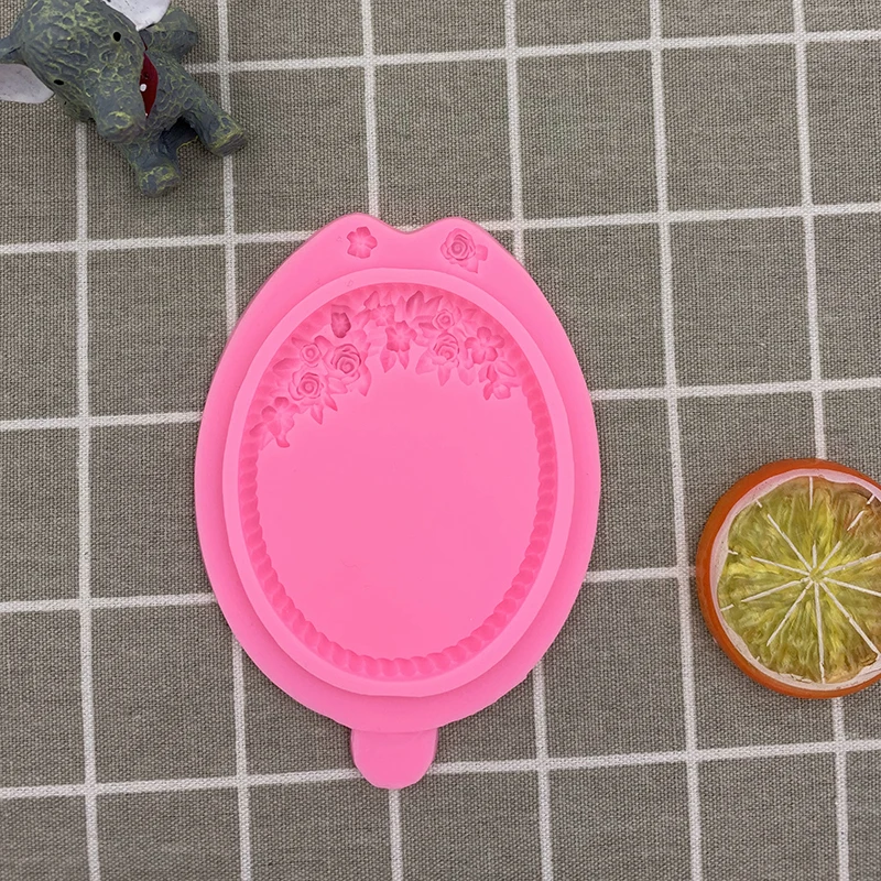 Sugarcraft 1 шт. кухонные инструменты DIY силиконовые формы для торта ретро рамка