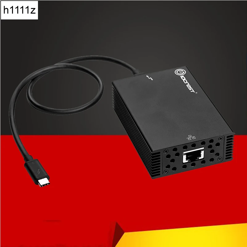 Адаптер Ethernet USB C 3 1 Type Thunderbolt сетевая карта к RJ45 Lan чипсет Intel 10 гигабитный для Windows