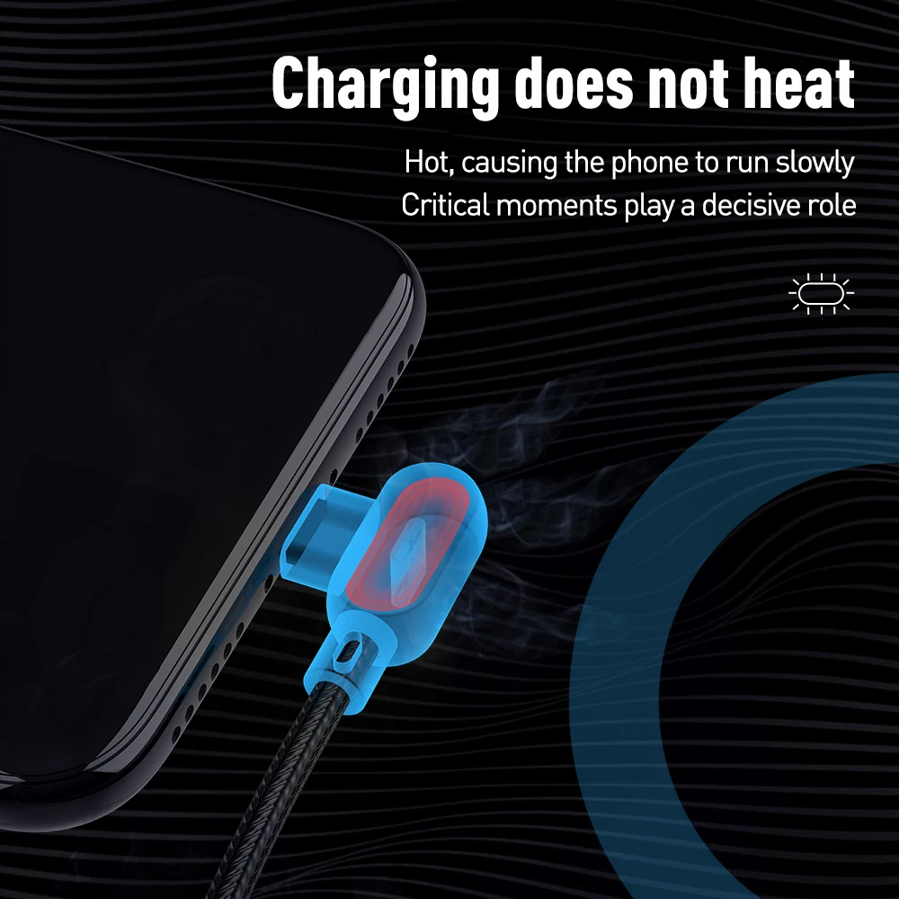 Кабель KEYSION L Type Micro USB для Xiaomi Redmi Note 5 Pro 4 двусторонний кабель зарядки и передачи