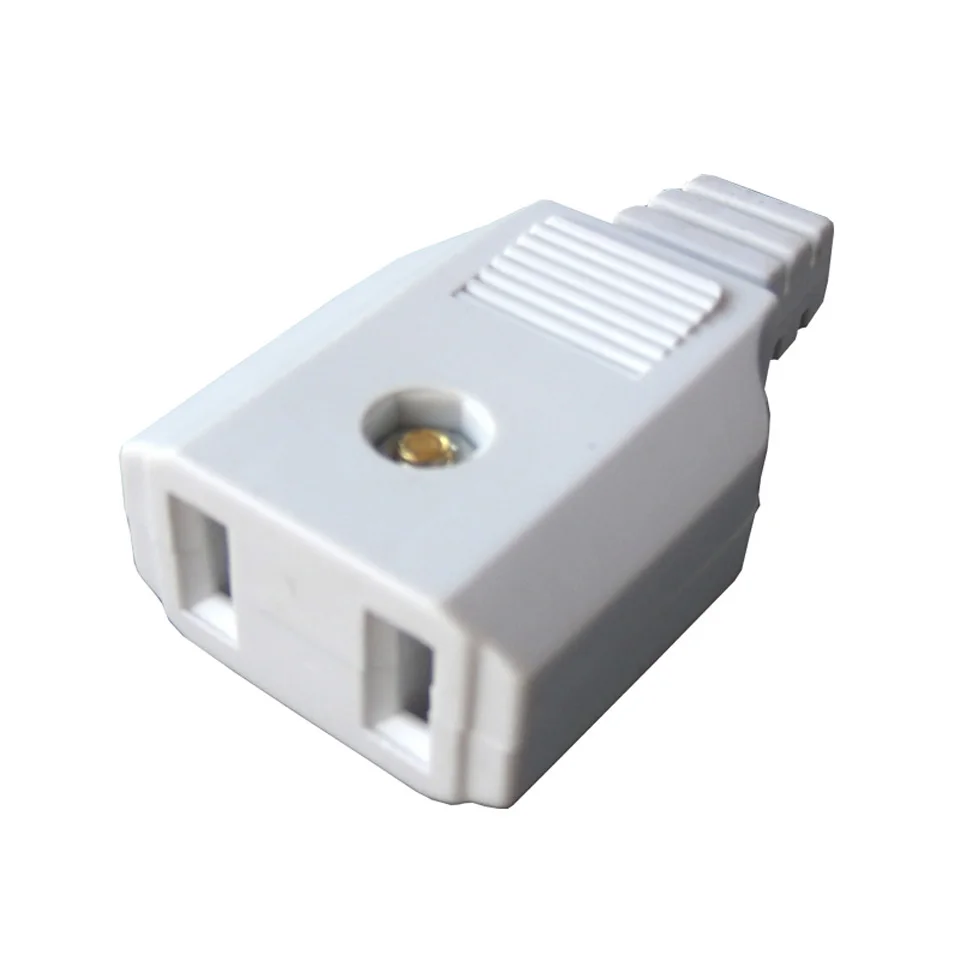 Вращающийся AU US Plug 2 Pin AC power Электрический со штекерной розеткой, выходной адаптер Rewireable Удлинительный соединитель Адаптер