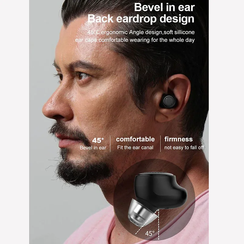 Наушники-вкладыши TWS с 5 0 Bluetooth наушники True Беспроводной стерео мини гарнитура