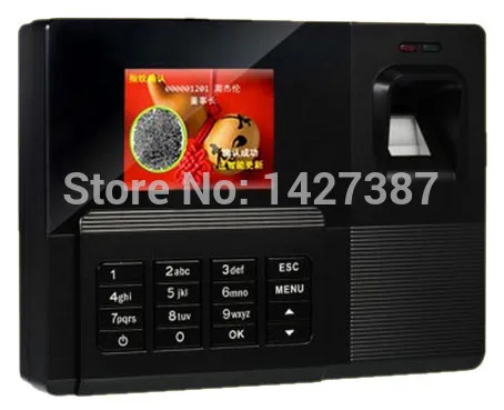 Биометрический сканер отпечатков пальцев часы считыватель ID карт TCPIP USB рекордер