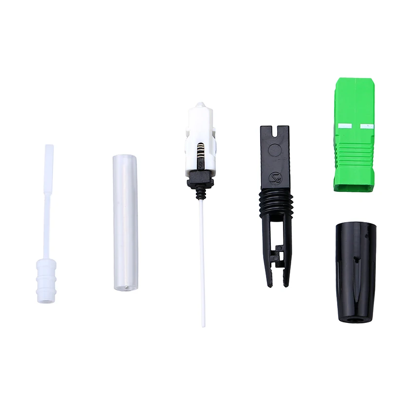 Бесплатная доставка 100 шт. SC/APC FTTH волоконно оптический Быстрый Соединитель