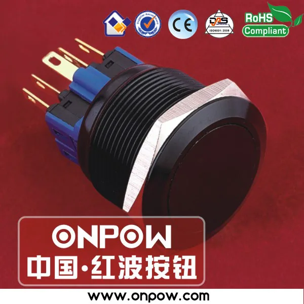 ONPOW 25 мм 2NO2NC черный Мгновенный кнопочный переключатель GQ25 22/A|switch switch|switch 25mmswitch