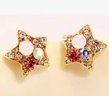 Южная Корея Новая мода полный горный хрусталь пятиконечная звезда красочные