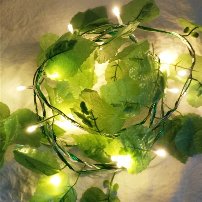 2 м Длина виноградные листья подсолнечника светодиодный гирлянда USB DC5V крытый