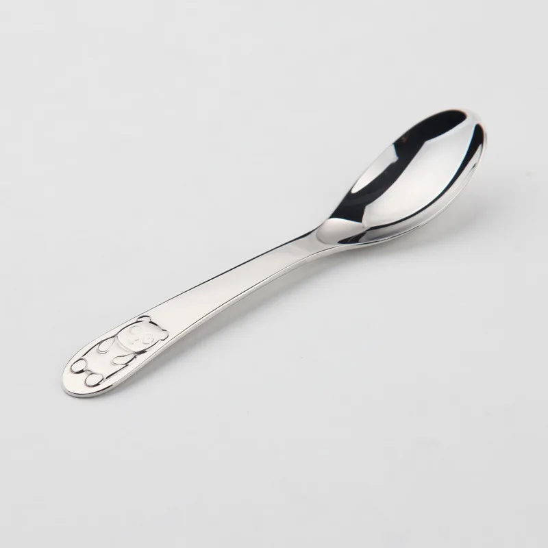 Kids Tableware Cutlery Set 2/3/4Pcs Dinnerware Panda Quality Fork Steak Knife Stainless Steel Western Food | Дом и сад