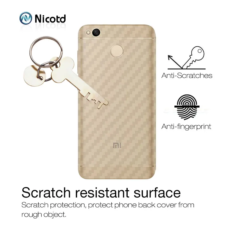 Nicotd HD углеродное волокно 3D мягкая пленка для Xiaomi Redmi 6 pro 6A прозрачная защитная redmi