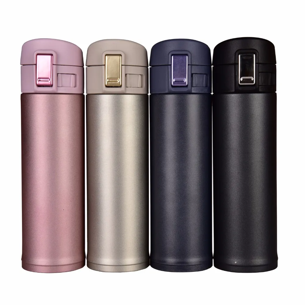 

free shipping 500ml Stainless Steel Insulated Thermos Cup Vacuum Flask Coffee Mug Travel Drink Bottle Keep Liquids Hot Or Cold